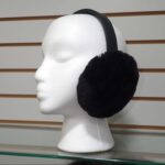 Black Sheared Beaver Fur Ear muffs