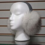 Blue Fox Fur Ear muffs