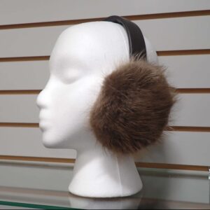 Natural Beaver Fur Ear muffs